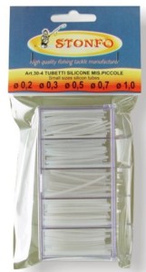Wężyki silikonowe do spławików Stonfo 0,2–1,0 mm
