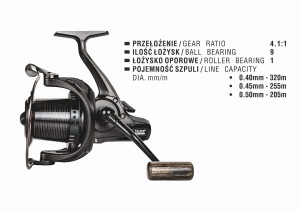 Kołowrotek Traper Magnum Carp 8000
