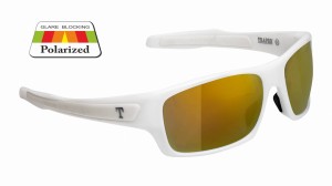 Okulary polaryzacyjne Traper Harizon – White / Gold Revo