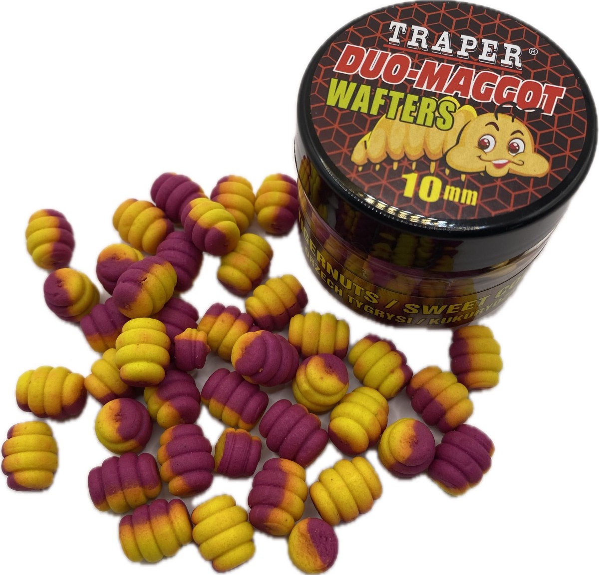Duo-Maggot Wafters Traper Mrthod Feeder - Orzech tygrsyi/Kukurydza