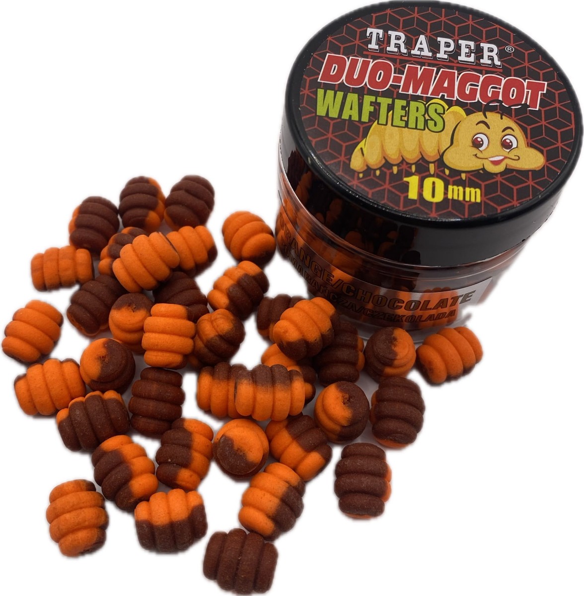 Duo-Maggot Wafters Traper Mrthod Feeder - Pomarańcza /Czekolada