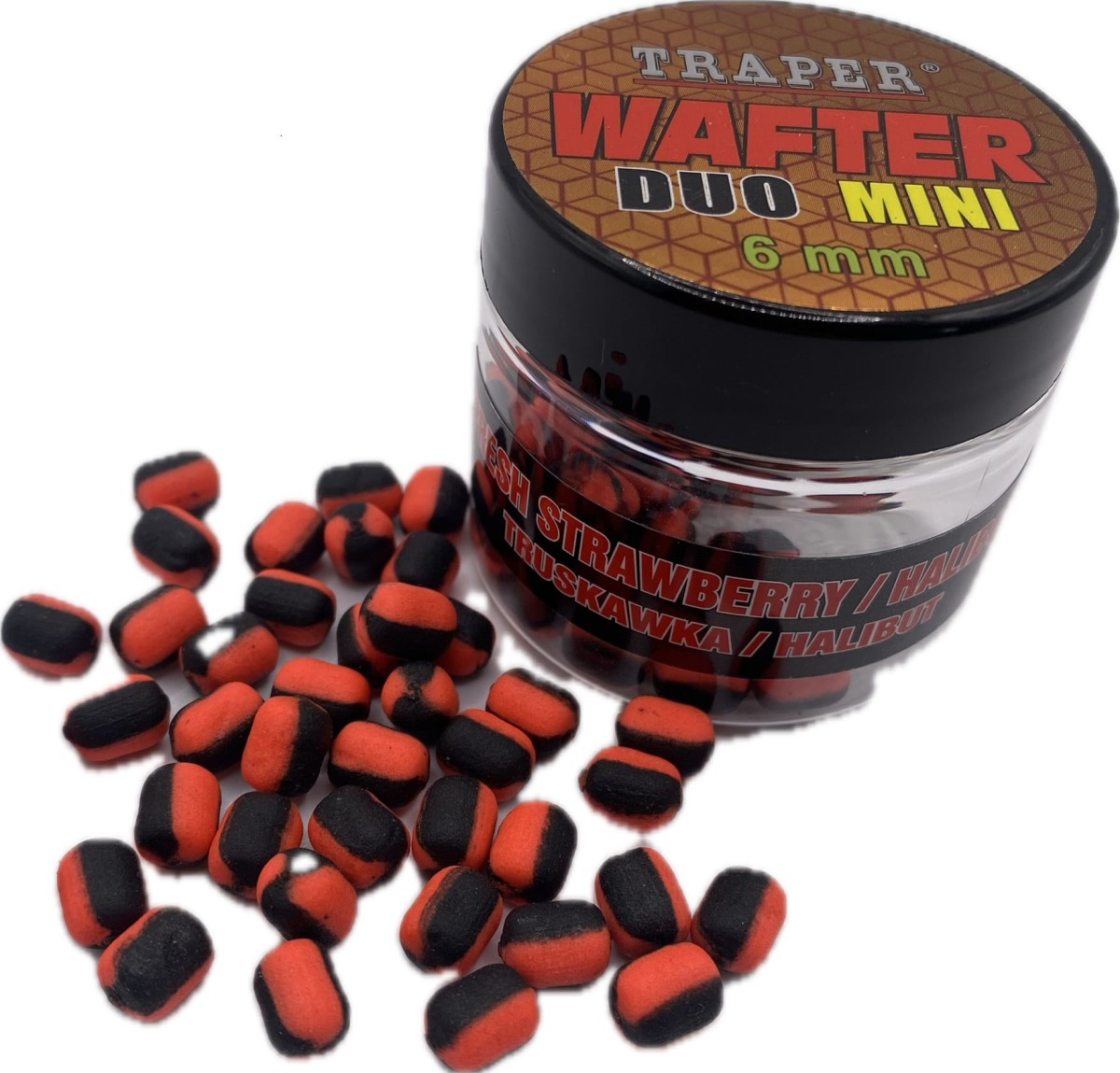 Wafter Mini Duo color Traper Truskawka /Halibut