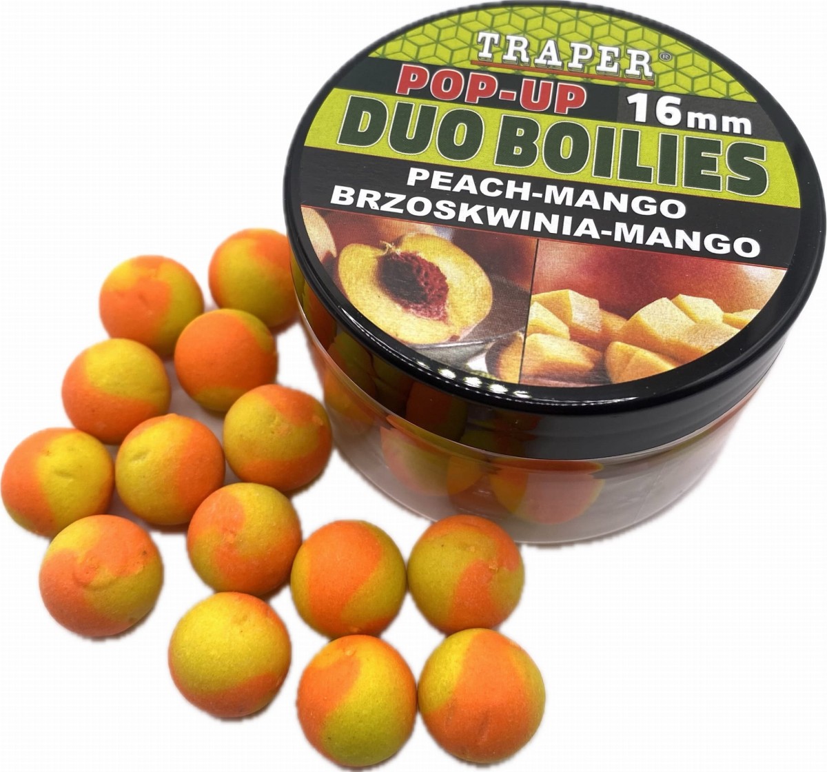 Boilies Duo Pop-Up Traper - Brzoskwinia/Mango