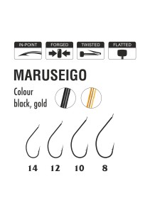 Haczyki Traper Specialist - Maruseigo Gold - Nr 14