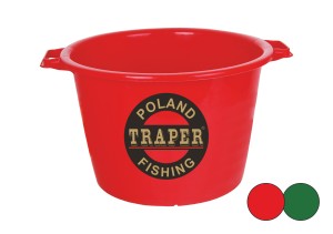 Pojemnik do zanęty Traper – czerwony 40 l