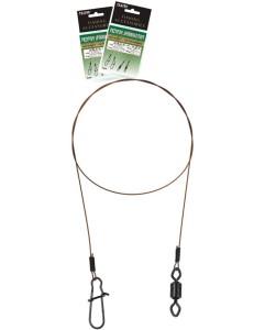 Przypon spinningowy – plecionka stalowa – 9 kg – 50 cm – 2 szt.