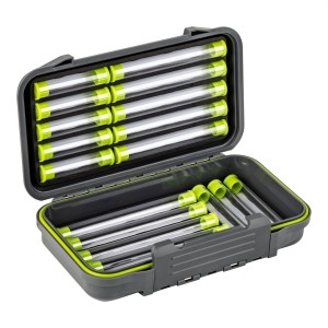 Pudełko wodoodporne Traper na muchy tubowe z tubami 19,6×10,6×4,2 cm