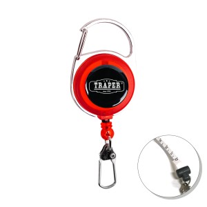 Uchwyt z miarką 100 cm Traper – czerwony