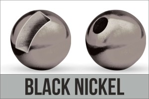 Główki wolframowe Traper Tungsten Bead Slotted Black Nickel 4,5 mm – 10 szt. 