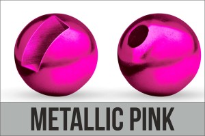 Główki wolframowe Traper Tungsten Bead Slotted Metallic Pink 3,5 mm – 10 szt. 