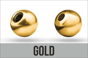 Główki wolframowe Traper Tungsten Bead MICRO Gold 2,5 mm – 10 szt. 
