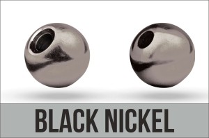 Główki wolframowe Traper Tungsten Bead MICRO Black Nickel 2,5 mm – 10 szt. 