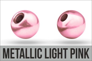 Główki wolframowe Traper Tungsten Bead MICRO Metallic Light Pink 2,5 mm – 10 szt. 