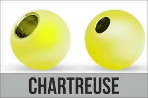 Główki wolframowe Traper Tungsten Bead Regular Chartreuse 3,0 mm – 10 szt.