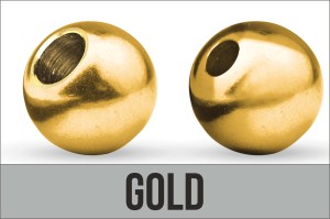 Główki wolframowe Traper Tungsten Bead Regular Gold 3,5 mm – 10 szt.