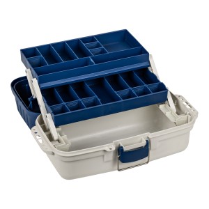 Skrzynka wędkarska Traper z dwiema półkami – 36×20×18,5 cm