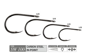 Haczyki muchowe Traper – Hikara SW 100 – nr 2/0 