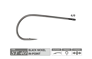 Haczyki muchowe Traper – Pike & Muskie ST40 – nr 4/0 