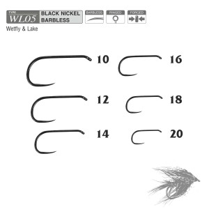 Haczyki muchowe Traper – Hikara WL05 – nr 10