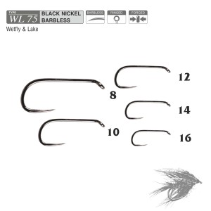 Haczyki muchowe Traper – Hikara WL75 – nr 10