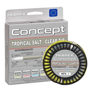Sznur muchowy Traper Concept Tropical Salt Clear Tip WF10-I 