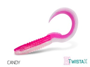 Guma Delphin TwistaX Eeltail UVs – Candy – 15 cm – 1 szt.
