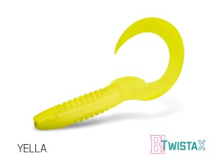Guma Delphin TwistaX Eeltail UVs – Yella – 15 cm – 1 szt.