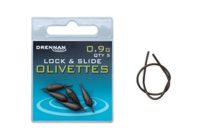 Ciężarki Drennan oliwka z igielitem Lock&Slide 0,9 g – 5 szt. 