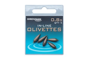 Ciężarki Drennan Polemaster Olivettes In-Line 0,80 g – 5 szt. 