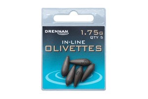 Ciężarki Drennan Polemaster Olivettes In-Line 1,75 g – 5 szt.  