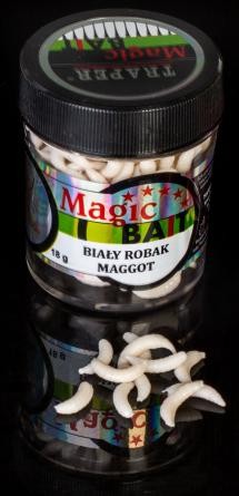 Białe robaki sztuczne Traper Magic Bait