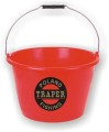 Wiadro do zanęty czerwone Traper 17 litrów 23001